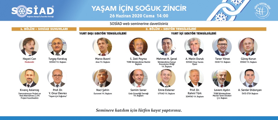 SOSİAD Dünya Soğutma Günü Uluslararası Etkinlikleri Kapsamında Webinar Düzenliyor