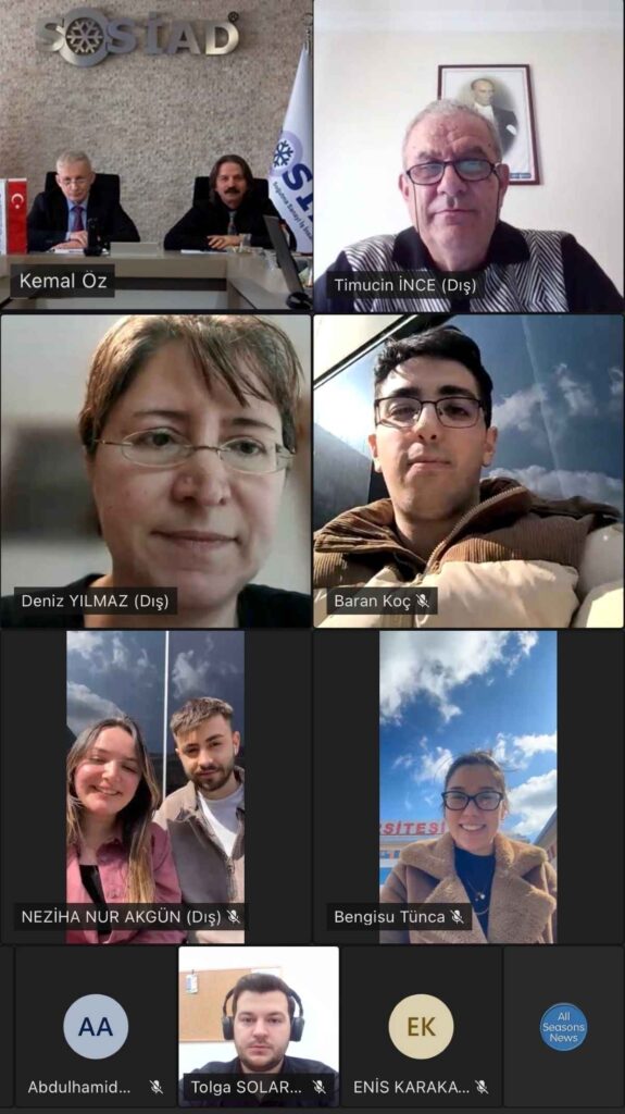 SOSİAD’dan Öğrencilere Yönelik Webinar: “Soğutma Sektöründe Kariyer Yolculuğu”