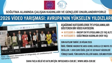 Avrupa’nın Yükselen Yıldızları: AREA; Soğutma Sektöründe Kadınları ve Gençleri Destekleyen 2026 Video Yarışması Başladı.